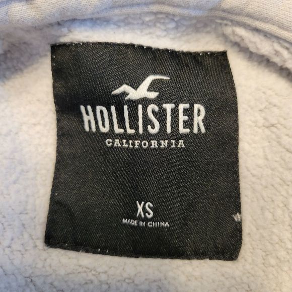 Hollister navy and white hoodie - Picture 7 of 7